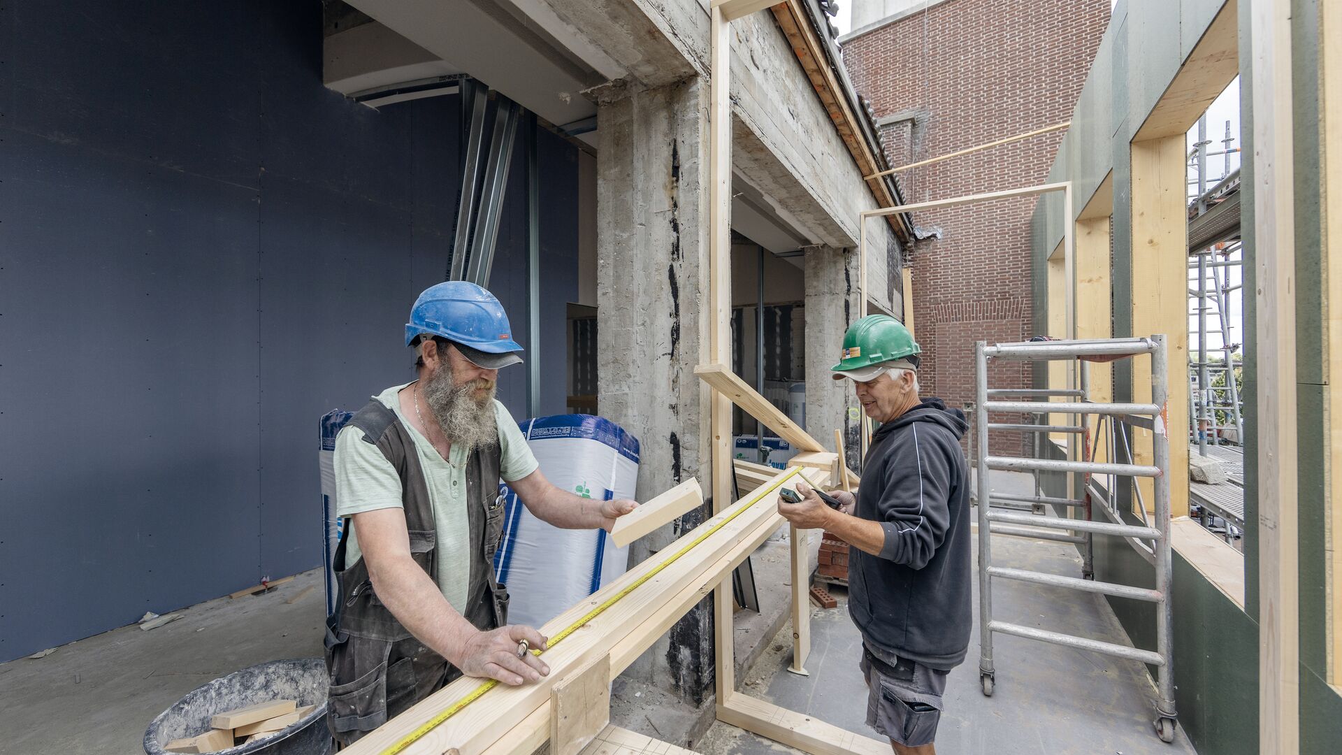 Mannen aan het werk